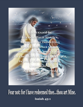 Load image into Gallery viewer, ART PRINT~Inspirational Art Giclee Poster Print "Fear Not" by Suzanne Davis Harden