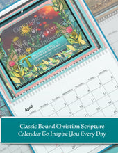 Load image into Gallery viewer, 2026 Christian Inspirational Comforting Scripture Wall Calendar by Suzanne Davis Harden