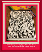 Load image into Gallery viewer, Picture 3 in the set includes Gingerbread Kids merrily sliding down giant Candy canes and having a delightful time.