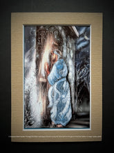 Load image into Gallery viewer, Original Art Print: Small Matted Print of Jesus' Parable of Persistent Prayer illustrated by Suzanne Davis Harden