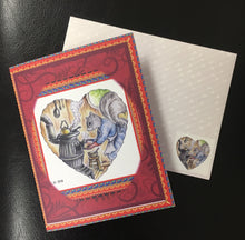 Load image into Gallery viewer, Original Mama Squirrel Love/Friendship Greeting Card by Suzanne Davis Harden