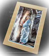 Load image into Gallery viewer, Original Art Print: Small Matted Print of Jesus' Parable of Persistent Prayer illustrated by Suzanne Davis Harden