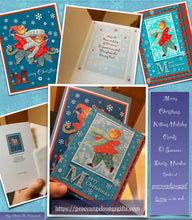 Load image into Gallery viewer, Peaceangelsong's Original Merry Christmas Kittens Cards by Suzanne Davis Harden