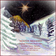 Load image into Gallery viewer, AUDIO Music CD -"Winter Melodies" - Original Peaceful Piano Solos by Suzanne Davis Harden