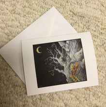 Load image into Gallery viewer, The Midnight Walk Storybook Greeting Card & Envelope by Suzanne Davis Harden