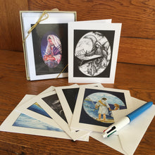 Load image into Gallery viewer, Original Greeting Card Set-Inspirational Collection Illustrated by Suzanne Davis Harden
