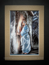 Load image into Gallery viewer, Original Art Print: Small Matted Print of Jesus' Parable of Persistent Prayer illustrated by Suzanne Davis Harden