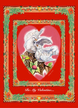Load image into Gallery viewer, Be My Valentine Original Art Greeting Card Illustrated by Suzanne Davis Harden