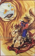 Load image into Gallery viewer, Original Children's Art Print ~Willy Squirrel & Jasper the Crow by Suzanne Davis Harden