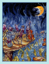 Load image into Gallery viewer, Original Whimsical Children's Art Print~ The Midnight Crickets by Suzanne Davis Harden