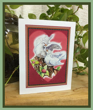 Load image into Gallery viewer, Be My Valentine Original Art Greeting Card Illustrated by Suzanne Davis Harden