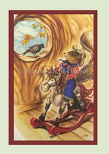 Load image into Gallery viewer, Original Children's Art Print ~Willy Squirrel & Jasper the Crow by Suzanne Davis Harden