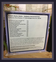 Load image into Gallery viewer, AUDIO Music CD: In God’s Shadow Shelter ~ Meditative Instrumental Solos by Suzanne Davis Harden