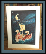 Load image into Gallery viewer, Original Squirrel Dreams Children's Storybook Card Print-by Suzanne Davis Harden