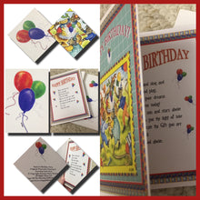 Load image into Gallery viewer, Set of Two Original Squirrel Birthday Party Greetings Illustrated by Suzanne Davis Harden