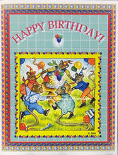 Load image into Gallery viewer, Set of Two Original Squirrel Birthday Party Greetings Illustrated by Suzanne Davis Harden