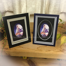 Load image into Gallery viewer, Small Matted Art Print: "Christ Prays For Us" Illustrated by Suzanne Davis Harden