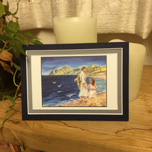 Load image into Gallery viewer, The Good Shepherd Double Matted Original Art Print, Illustrated by Suzanne Davis Harden