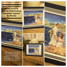 Load image into Gallery viewer, The Good Shepherd Double Matted Original Art Print, Illustrated by Suzanne Davis Harden