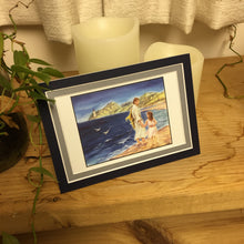 Load image into Gallery viewer, The Good Shepherd Double Matted Original Art Print, Illustrated by Suzanne Davis Harden