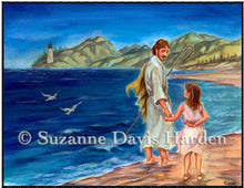 Load image into Gallery viewer, Inspirational Greeting: "The Good Shepherd" Inspirational Greeting Card with Matching Envelope Illustrated by Suzanne Davis Harden