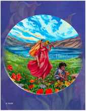 Load image into Gallery viewer, Encouraging Card~ Christ's Peace Encouraging Card with Inspirational Scripture Illustrated by Suzanne Davis Harden