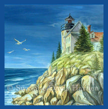Load image into Gallery viewer, Encouraging Card: Nanny's Lighthouse Encouraging Card with Inspirational Scripture Illustrated by Suzanne Davis Harden