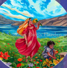 Load image into Gallery viewer, Encouraging Card~ Christ's Peace Encouraging Card with Inspirational Scripture Illustrated by Suzanne Davis Harden