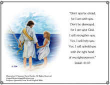 Load image into Gallery viewer, Encouraging Card ~"Jesus Gaze" Encouraging Scripture Card Illustrated by Suzanne Davis Harden