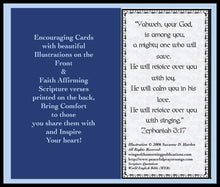 Load image into Gallery viewer, Encouraging Card- "He Calms Me With His Love" Illustrated by Suzanne Davis Harden