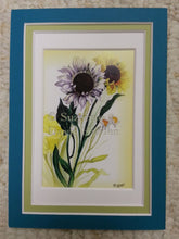 Load image into Gallery viewer, Original Art Print: "Sunflower Print" ~ Illustrated by Suzanne Davis Harden