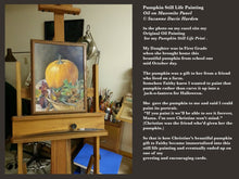 Load image into Gallery viewer, Original Art Print- Triple Matted Pumpkin Still Life Original Print by Suzanne Davis Harden