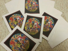 Load image into Gallery viewer, Original Whimsical Squirrel Party Blank Note Card by Suzanne Davis Harden