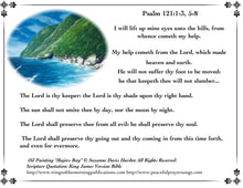 Load image into Gallery viewer, Encouraging Card~Major's Bay Encouraging Card with Scripture on the Back Illustrated by Suzanne Davis Harden
