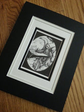 Load image into Gallery viewer, Original Inspirational Triple Matted Art Print: The Angel Writing in the Book of Life Illustrated by Suzanne Davis Harden