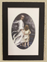Load image into Gallery viewer, Inspirational Fine Art Print-"Jesus and Child in the Storm" Illustrated by Suzanne Davis Harden