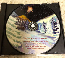 Load image into Gallery viewer, AUDIO Music CD -"Winter Melodies" - Original Peaceful Piano Solos by Suzanne Davis Harden