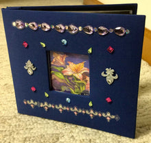 Load image into Gallery viewer, HANDMADE GIFT-Beautiful Hand Embellished Photo-Scrapbook Album Featuring Handmade Fine Art Floral Prints by Suzanne Davis Harden