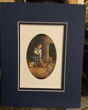 Load image into Gallery viewer, Original Triple Matted Art Print: Sweeping The Hearth by Suzanne Davis Harden