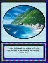 Load image into Gallery viewer, Original Christian Comforting Card & Envelope-"In The Shadow Of His Hand" by Suzanne Davis Harden