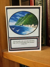 Load image into Gallery viewer, Original Christian Comforting Card & Envelope-"In The Shadow Of His Hand" by Suzanne Davis Harden