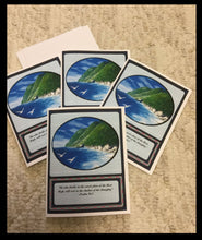 Load image into Gallery viewer, Original Christian Comforting Card & Envelope-"In The Shadow Of His Hand" by Suzanne Davis Harden