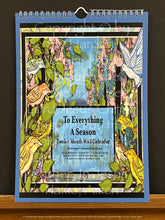 Load image into Gallery viewer, Watermarked Cover (Top Spiral Bound) of To Everything A Season 2023 Inspirational Christian 12 Month Wall Calendar with Bible Verses