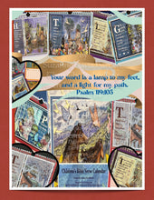 Load image into Gallery viewer, 2024 Children&#39;s Bible Verse Calendar Illustrated by Suzanne Davis Harden
