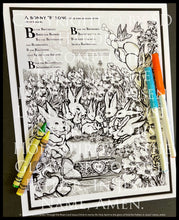 Load image into Gallery viewer, Instant Digital Download-Original ABC Coloring Pages by Suzanne Davis Harden
