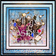 Load image into Gallery viewer, Digital Download Well Done Graduation Greeting Card Illustrated by Suzanne Davis Harden
