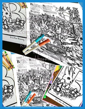 Load image into Gallery viewer, Instant Digital Download-Original ABC Coloring Pages by Suzanne Davis Harden

