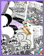 Load image into Gallery viewer, Instant Digital Download-Original ABC Coloring Pages by Suzanne Davis Harden

