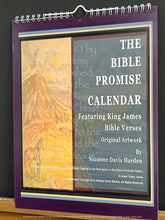 Load image into Gallery viewer, Watermarked cover Image of the TOP SPIRAL BOUND 2023 Bible Promise Calendar 
