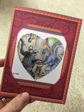 Load image into Gallery viewer, Original Mama Squirrel Love/Friendship Greeting Card by Suzanne Davis Harden
